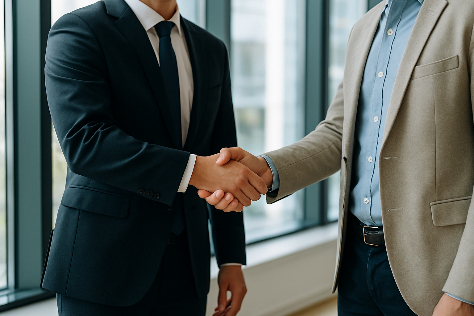 Professional business consultation meeting